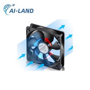 120x120x25mm cao CFM <span class=keywords><strong>DC</strong></span> Quạt hướng trục 112cfm 3200rpm 12V/24V/48V bi nhựa cho máy chủ & Viễn Thông làm mát - Product Image 4