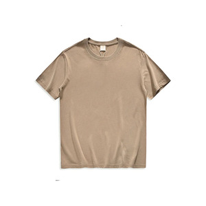 Venta al por mayor 100% algodón camiseta Slim Fit Streetwear manga corta Oversize con tallas grandes en blanco liso fabricante lavado camiseta - Product Image 5