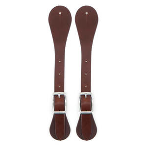 Sangles d'éperon à pli unique en cuir de haute qualité pour cavaliers hommes/femmes équipement de pointe équestre pour l'équitation occidentale par - Product Image 6