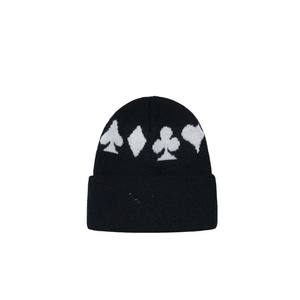 Wholesale Custom High Quality Unisex Acrylic Skull Plain Cap Dyed Woven Label Knitted Gorras Winter Ski Hat Embroidery <b>Beanie</b> - Product Image 5
