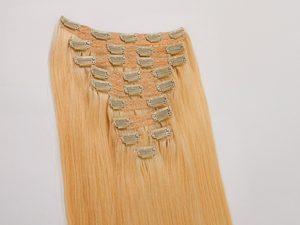 Clip de cheveux humains vierges 100% à double tirage en gros-morceau de cheveux de toutes les couleurs du Vietnam - Product Image 3