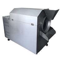 2025 four de torréfaction électrique à tambour automatique pour arachides blanchies et décortiquées