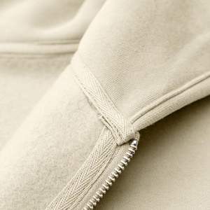 Sudaderas con capucha recortadas bordadas de gran tamaño lavadas con ácido rasgadas apliques desgastados negros Boxy Fit Pullover 100% algodón hombres - Product Image 4