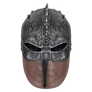 Masques en latex effrayants pour la saison d'Halloween <span class=keywords><strong>HLC</strong></span>, ensemble de tête, <span class=keywords><strong>casque</strong></span> de dragon tamer, masque de cosplay de guerrier, fabricant de masques en latex pour le visage - Product Image 3