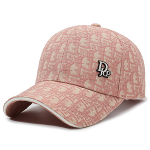 Casquette de baseball vintage monogramme, casquette ajustable tendance <span class=keywords><strong>TikTok</strong></span>, casquette unisexe brodée pour un style urbain - Product Image 1