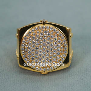 Eleva la Elegancia de tu Fiesta con Nuestro Anillo de Plata de Ley 925 con un Diamante Moissanita de Corte Redondo y Claridad VVS, Anillo de Bodas - Product Image 1