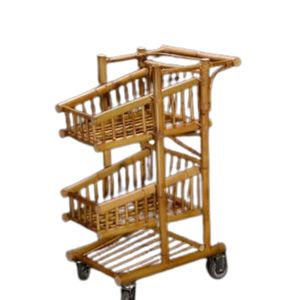 Vente en gros poussette en bambou polyvalente avec roues facile à déplacer simple moderne du Vietnam - Product Image 1