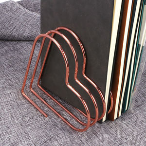 Heavy-Duty Iron Bookends Eco-Friendly Black <b>Decorative</b> Metal <b>Book</b> Ends Holder Office <b>Shelves</b> Bookstands Bookstopper - Product Image 6