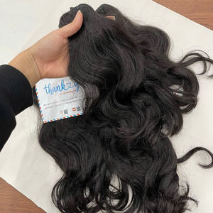 PRODUIT MEILLEURE VENTE!!! Cheveux bruts de luxe machine trame extension de cheveux humains naturel droit brut cuticule alignée - Product Image 4