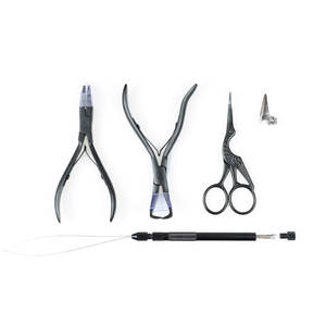 Kit de alicates para extensiones de pelo de acero inoxidable de alta calidad al por mayor, servicio personalizado OEM - Product Image 3