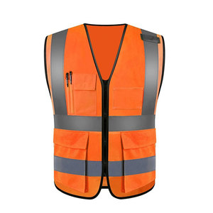 เสื้อกั๊กสะท้อนแสงสำหรับทำงานอุปกรณ์จราจรจราจร - Product Image 6