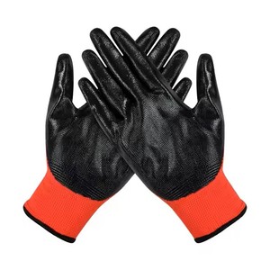 ถุงมือนิรภัยสำหรับผู้ชายถุงมือทำงานช่างป้องกันการก่อสร้างพร้อมสายฝ้ายป้องกันการกระแทก - Product Image 3