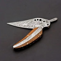 Couteau de poche en gros couteau pliant de survie en acier damas allemand Unique 2025 nouveau style couteaux pliants en gros