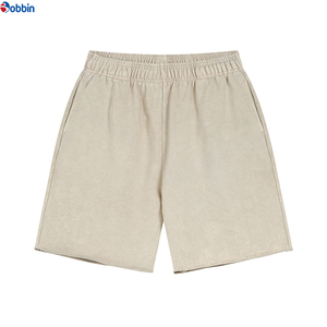 Pantalones Cortos Deportivos Holgados de Cintura Media con Logotipo Bordado Personalizado, Pantalones Cortos de Moda Urbana, Novedad, Pantalones Cortos Deportivos Unisex de Algodón - Product Image 1