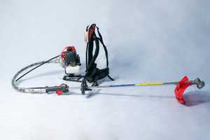 Máquina cortadora eléctrica de arbusto remoto usada portátil de mini hierba redonda de acero inoxidable