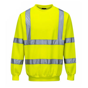 Sudadera con Capucha de Seguridad de Alta Visibilidad, Transpirable, de Poliéster, con Logotipo Personalizado, para Trabajo de Invierno y Construcción - Product Image 1