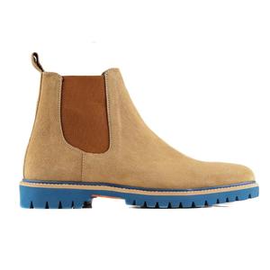 Nouvelle arrivée bottines en cuir véritable chaussures chelsea pour hommes fait à la main en gros chaussures pour hommes chaussures décontractées vente à chaud - Product Image 3