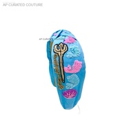 2025 Vente Chaude Mardi Gras Krewe de grêle iris Bandeau Collection Indien Fabriqué À La Main Cheveux Accessoires boules personnalisé Bandeau