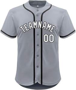 Camiseta de Béisbol Personalizada para Práctica, Ropa Deportiva de Equipo, Proveedor de Fábrica OEM, Venta al por Mayor - Product Image 6