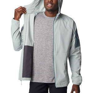 Chaqueta Deportiva Impermeable con Capucha Personalizada, Cortavientos, de Alta Calidad, con Cremallera Completa, Transpirable, de Secado Rápido para Hombre - Product Image 3