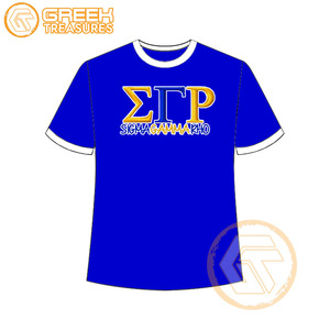 Vente en gros de t-shirt Sigma Gamma Rho pour femmes vêtements de sororité jersey de coton t-shirt respirant de haute qualité vêtements grecs pour femmes - Product Image 6