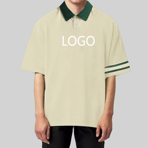 เสื้อเชิ้ตปักโลโก้ตามสั่ง ผ้าคอตตอนถักเนื้อนุ่ม คุณภาพสูง ODM สำหรับผู้ชายและผู้หญิง เหมาะสำหรับเล่นกอล์ฟ - Product Image 1