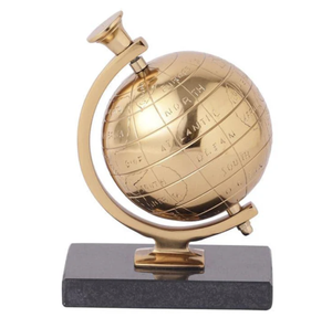 Globo Terráqueo con Base de Metal, Diseño Nuevo, Elegante y Giratorio, para Decoración y Regalos - Product Image 4