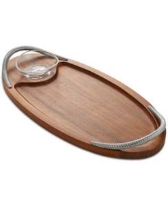 Plateau de service en bois avec finition élégante parfait pour les maisons modernes cuisines cafés restaurants hôtels et présentation de la nourriture - Product Image 4