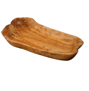 Platos ecológicos de madera para aperitivos, forma ovalada ecológica, platos de madera de Acacia para servir, tablas de charcutería para aperitivos de galletas - Product Image 3
