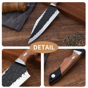 Venta al por mayor personalizado de alta calidad OEM ODM servicio Premium cuchillo patrón cocina Chef cuchillo acero diseño único cuchillas Chef cuchillo - Product Image 4