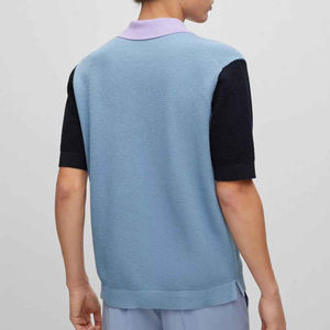 2024 Personalized Logo Polo Slim Fit <b>Shirt</b> Men Short Sleeve Golf Polo <b>Shirt</b> Quick-Dry Lightweight Contrast <b>Collar</b> Polo <b>T</b> <b>Shirts</b> - Product Image 3