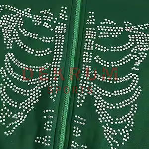 Sudadera con Capucha Premium para Hombre, Manga Larga, con Pedrería, Diseño Personalizable, Tejido Invernal, Sólido, Transpirable - Product Image 2