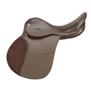 Nouvelle selle de dressage de saut à tout usage en cuir anglais Toutes les tailles disponibles Arbre en bois Produits de course de chevaux anglais d'Inde - Product Image 1