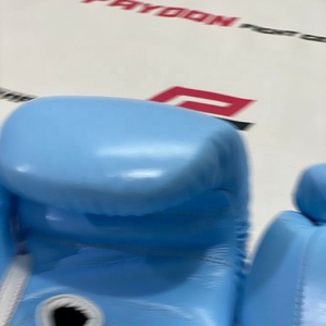 Guantes de Boxeo de Cuero 100% Originales de Alta Calidad, Hechos en Pakistán, Guantes de Boxeo para Hombre Más Vendidos, Color Azul - Product Image 4