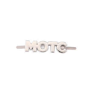 Étiquette de vêtement rectangulaire 3D en alliage de zinc à coudre avec placage et bords découpés au laser, taille personnalisée - Product Image 5