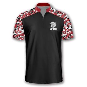Uniforme d'équipe personnalisé de maillot de sublimation de sport de fléchettes professionnelles avec tissu confortable à séchage rapide pour la pratique et les allumettes - Product Image 5