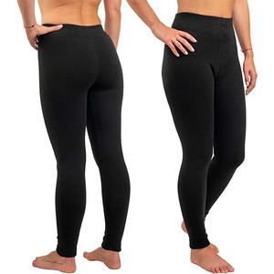OEM Winter Warm Leggings Women Elastic Thermal Legging Pants Cotton Fleece Lined Thick Tights Weather Enjoyment Leggings - Product Image 2