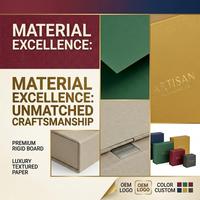 Boîte de présentation de luxe pour produits haut de gamme, durable, élégante, avec livraison à plat exclusive