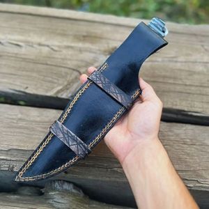 สุดยอดมีดโบวี่แบบหนีบสำหรับผู้ที่ชื่นชอบกิจกรรมกลางแจ้งด้าม Micarta สำหรับมีดล่าสัตว์ตั้งแคมป์กลางแจ้ง - Product Image 6