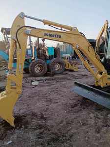 Excavatrice Komatsu Pc 35 d'occasion, mini-excavatrice Komatsu Pc35 de 3 tonnes à chenilles avec chenilles en caoutchouc à vendre - Product Image 5