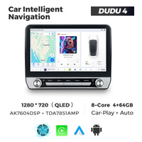 MEKEDE EU STOCK Autoradio Multimédia Android DUDU GPS Navigation Car-play Unité Principale 10.1 pouces Double Bouton Radio Voiture