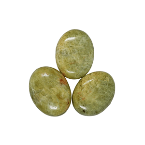 หินปาล์มอความารีนสีเหลืองสำหรับบำบัดและพลังงานคริสตัลธรรมชาติขัดเงาสำหรับทำสมาธิและบรรเทาความเครียด - Product Image 3