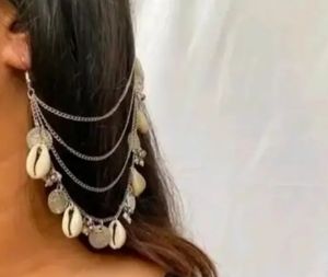 Leggero Boho Kodi Jhumka stile stile <span class=keywords><strong>Kaan</strong></span> orecchini a catena tradizionale e senza tempo con eleganza moderna - Product Image 5