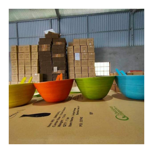 Cuenco de bambú Premium de Vietnam, hecho a mano, respetuoso con el medio ambiente, Exportación natural, suministro a granel al por mayor - Product Image 4