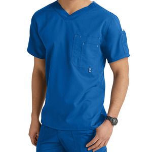 Uniformes médicos de alta calidad de spandex, rayón y poliéster para hombres, conjuntos de uniformes para médicos, enfermeros y clínicas. - Product Image 2