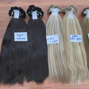 Usine en gros 100% Extensions de cheveux humains pointe plate kératine Extension de cheveux plat kératine cheveux prêts à expédier - Product Image 6