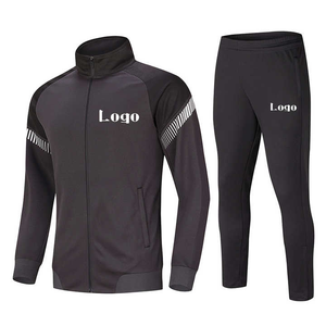 Conjunto de chándal de manga larga de invierno, Kit de jogging, Jersey de entrenamiento, chaqueta con cremallera para hombre o mujer, personalizable para venta al por mayor - Product Image 4