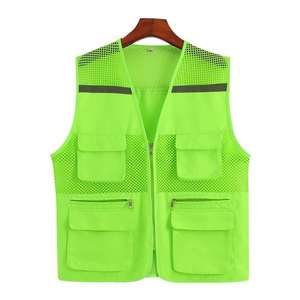 Haute qualité Hi Vis Work Wear gilet de sécurité 100% Polyester gilet de sécurité meilleur prix gilet de sécurité vente en ligne pour les hommes - Product Image 4