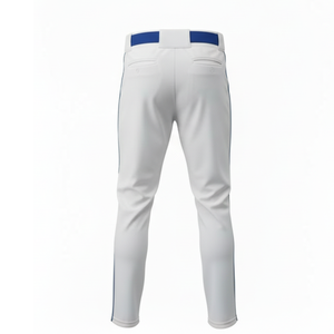 Uniforme de baseball d'équipe personnalisé le plus vendu |   Combinaison de couleur jaune et bleu royal sublimée avec une vague rouge, boutons sur toute la longueur et pantalon - Product Image 5