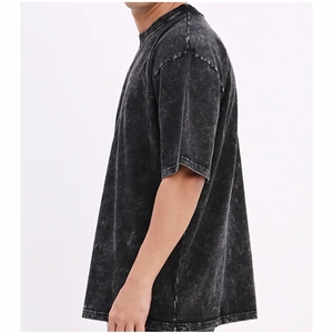 เสื้อยืดสำหรับผู้ชายเสื้อยืดผ้าฝ้าย100% ขนาดใหญ่ออกแบบได้เอง - Product Image 3